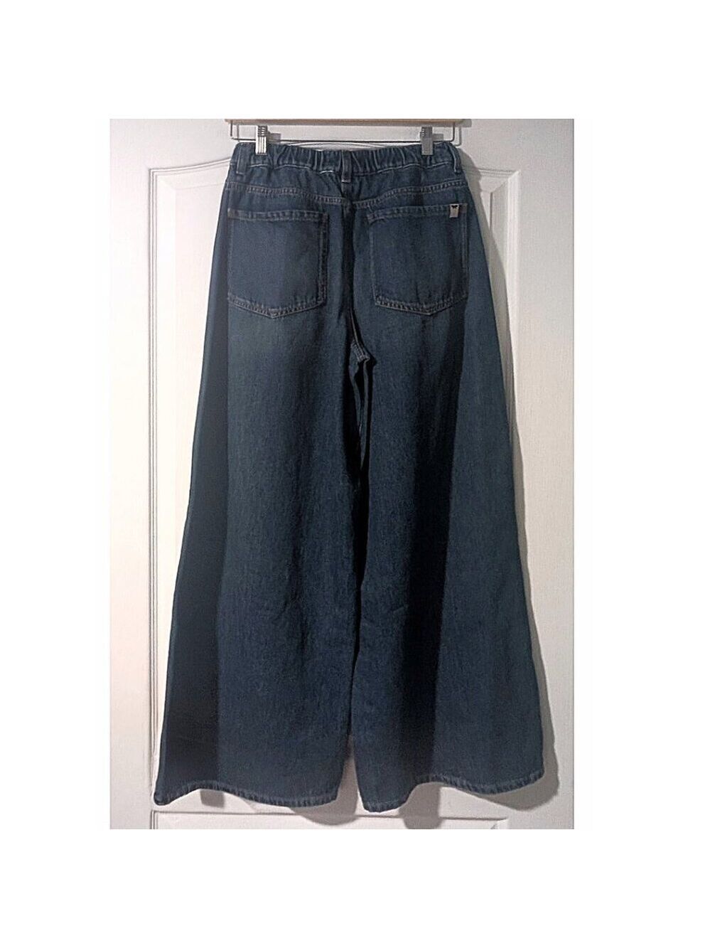 Weekend MaxMara | Abitata Blue Wide Leg Jeans - Picture 6 of 16
